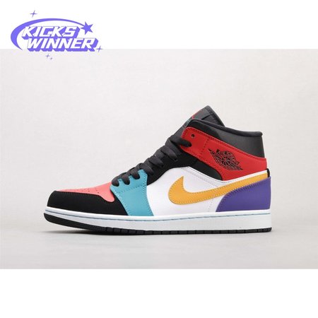 Air Jordan 1 Mid Bred Multi-Color 36-46