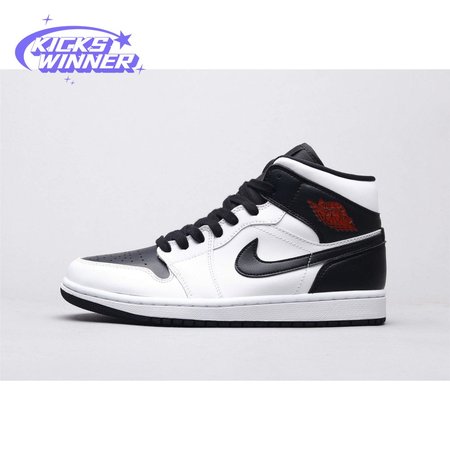 Air Jordan 1 Mid Reverse Black Toe 40-46