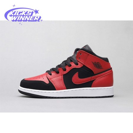 Air Jordan 1 Mid Reverse Bred 36-46