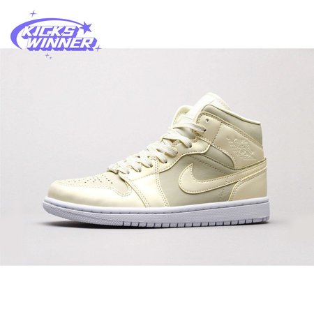 Air Jordan 1 MidGoose Feather Yellow 36-46