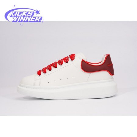 Alexander McQueen Oversized white Red SIZE: 35-45