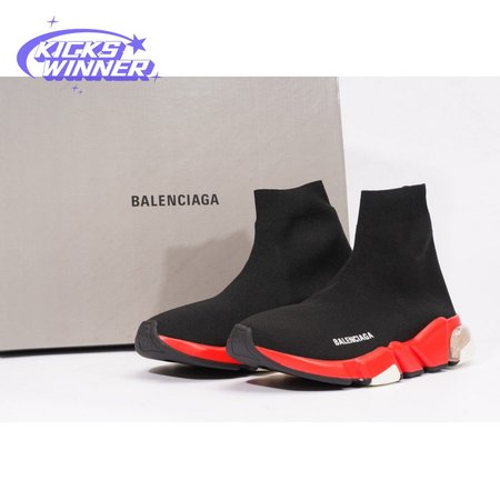 Balenciaga Speed LT SNEAKER Black Red Crystal SP36-45