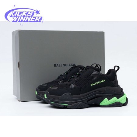 Balenciaga Triple S Black Fluo Green SIZE: 35-45