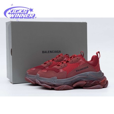 Balenciaga Triple S Burgundy Red 35-45