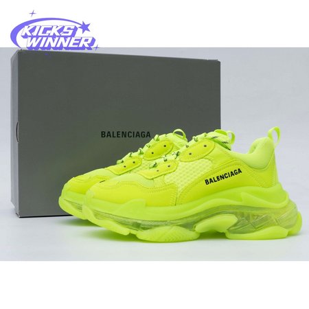 Balenciaga Triple S Clear Sole Fluo Yellow (W) 35-45