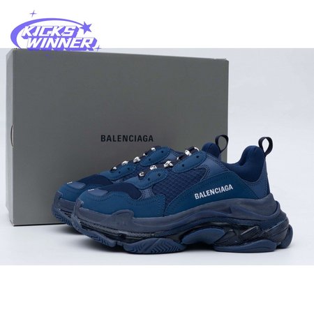 Balenciaga Triple S Clear Sole Navy 35-45