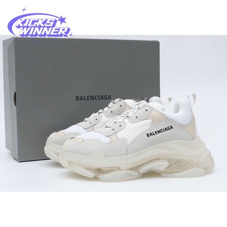 Balenciaga Triple S Clear Sole White 35-45