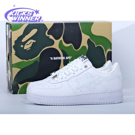 Bape Sta Low White Size 36-45