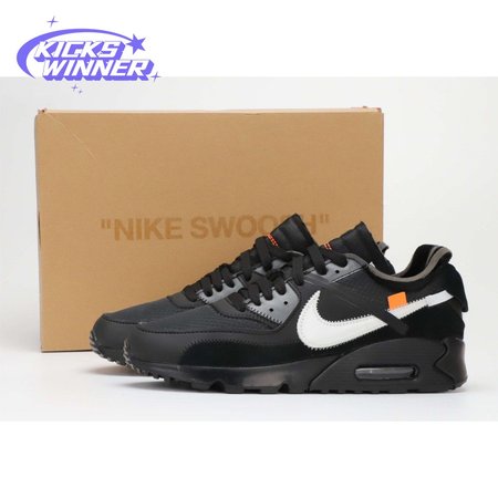 Nike OFF-WHITE x Air Max 90 White Black 40-46