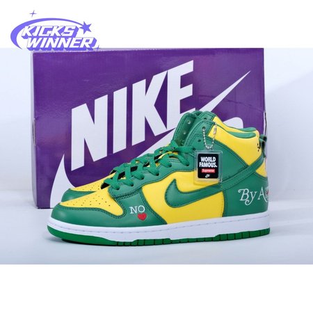 Supreme x Nike SB Dunk High By Any Mean Brazil Size 36-47.5