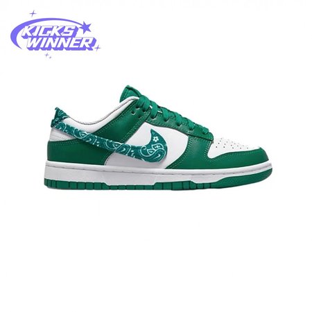 Nike Dunk Low Essential Paisley Pack Green Size 40-47.5