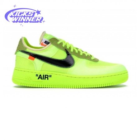 Off-White x Air Force 1 Low 'Volt' Size 36-46