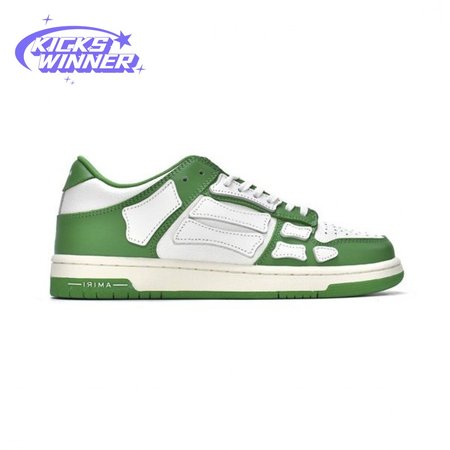 AMIRI Skel Top Low Whtie Green Size 40-46