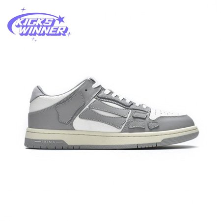 AMIRI Skel Top Low Whtie Grey Size 40-46