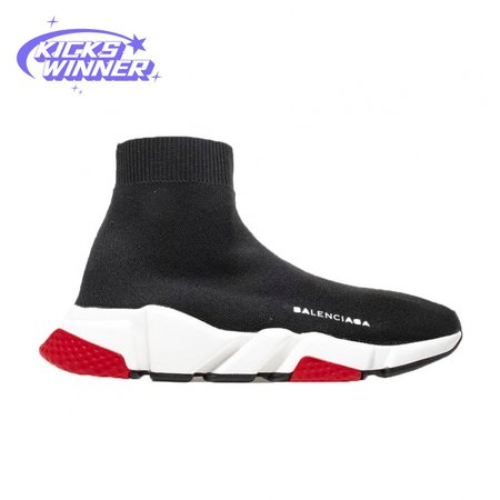 Balenciaga Speed Trainer Mid Black Red Size 36-46