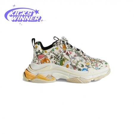 Gucci x Balenciaga The Hacker Project Triple S Flora Print Size 35-45