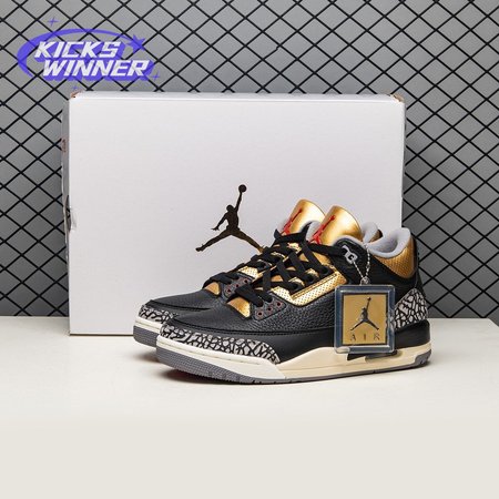 Air Jordan 3 Black Gold Size 40.5-46