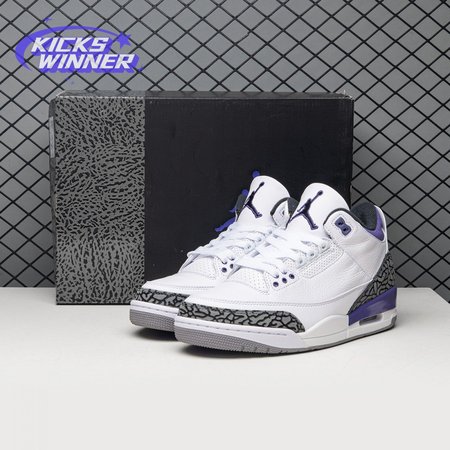 Air Jordan 3 Dark Iris CT8532-105 Size 40.5-47.5