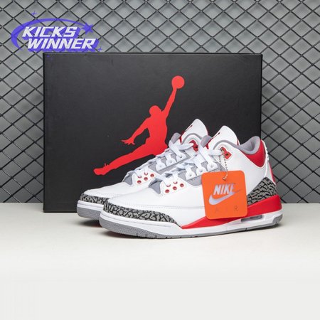 Air Jordan 3 Fire Red DN3707160 Size 40-47.5