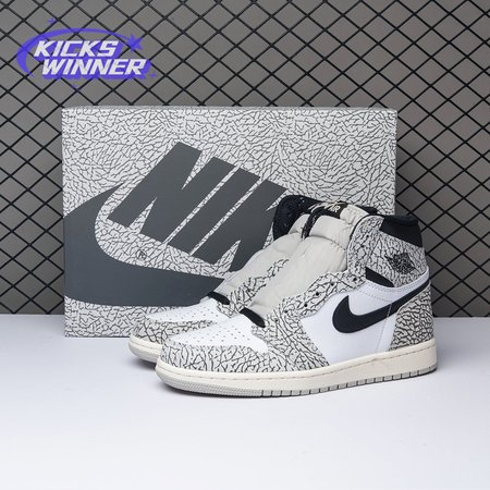 Jordan 1 Retro High OG White Cement DZ5485-052 Size 40-47.5