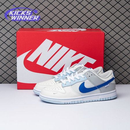 Nike Dunk Low Ivory Hyper Royal FB1543-141 Size 36-46