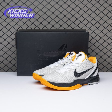 Kobe 6 Protro Playoff Pack White Del Sol CW2190-100 Size 40-47.5