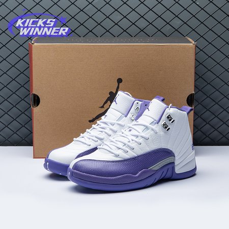 Air Jordan 12 White Purple Size 40-47.5