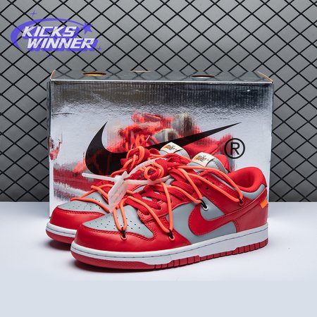 Off-White x Dunk Low 'University Red' Size 40-47.5