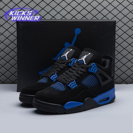 Jordan 4 Retro Black Blue Size 40-47.5