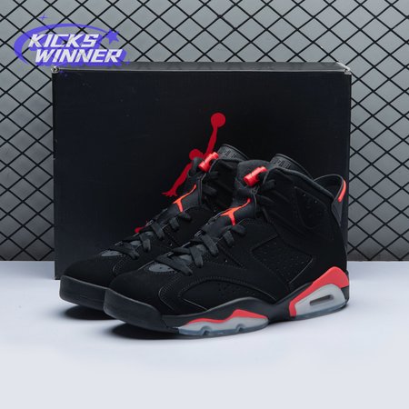 Jordan 6 Retro Black 'Infrared' 384664 060 Size 40-47.5