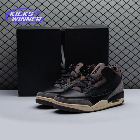 Jordan 3 Retro OG SP A Ma Maniere Black Violet Ore FZ4811-001 Size 36-47.5