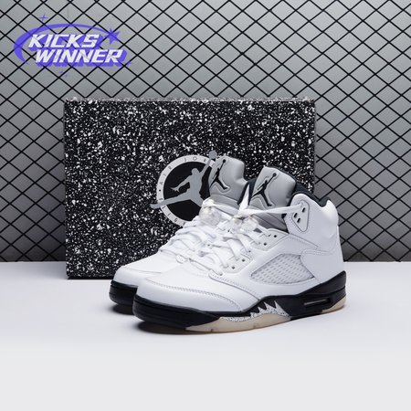 Air Jordan 5 White and Black DD0587 110 Size 40-47.5